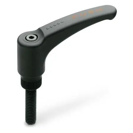 ELESA-SICHERHEITSKLEMMHEBEL, SCHWARZGRAU von Otto Ganter Herstellernummer: 604.2-44-M6-16-SG Bestseller