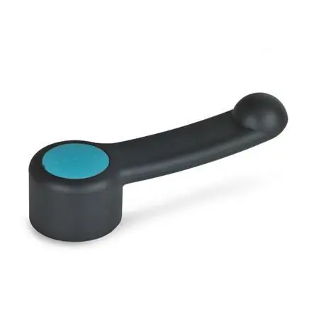 SCHALTGRIFF, BUCHSE EDELSTAHL, ABDECKKAPPE BLAU von Otto Ganter Herstellernummer: 623.5-46-B12-DBL Top-Angebot