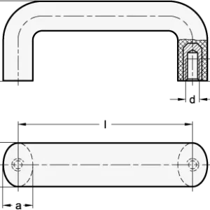 Top-Seller ELESA-BÜGELGRIFF, BLAU von Otto Ganter Herstellernummer: 625-179-BL