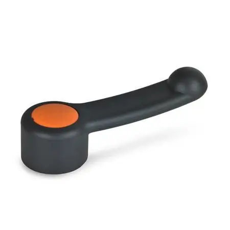 Sale SCHALTGRIFF, BUCHSE EDELSTAHL, ABDECKKAPPE ORANGE von Otto Ganter Herstellernummer: 623.5-54-B14-DOR