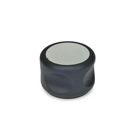 SOFTLINE-DREHKNOPF, EDELSTAHLBUCHSE, DECKEL GRAU von Otto Ganter Herstellernummer: 624.5-50-B6-DGR Knallerangebot