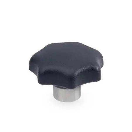 Top-Seller STERNGRIFF M.EDELSTAHL-BUCHSE, THERMOPLAST von Otto Ganter Herstellernummer: 6336.2-80-M16-E-NI