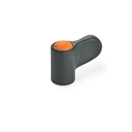 Finale Aktion FLÜGELMUTTER, KAPPE ORANGE von Otto Ganter Herstellernummer: 635-27,5-M6-E-DOR