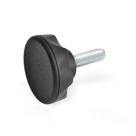 STERNGRIFFSCHRAUBE, OBERTEIL SCHWARZGRAU von Otto Ganter Herstellernummer: 636.4-45-M8-30-DSG Top-Angebot
