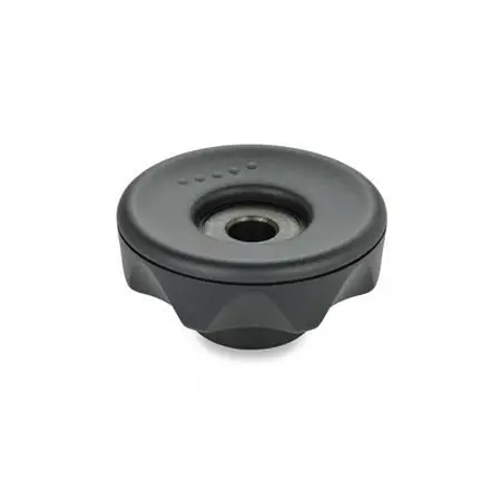 ELESA-STERNGRIFF, OBERTEIL SCHWARZGRAU von Otto Ganter Herstellernummer: 636-70-B12-B-DSG Billig