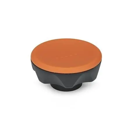 Preis Gesenkt ELESA-STERNGRIFF, OBERTEIL ORANGE von Otto Ganter Herstellernummer: 636-70-M16-E-DOR