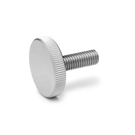 Expressversand FLACHE RÄNDELSCHRAUBE, EDELSTAHL von Otto Ganter Herstellernummer: 653-M3-8-NI