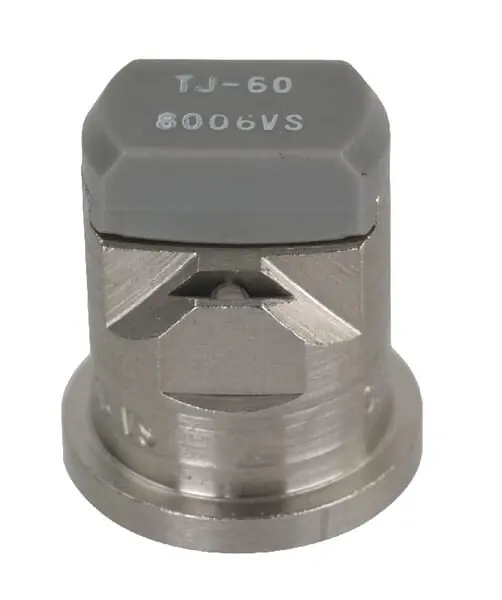 Doppelflachstrahldüse TJ 80° grau V2A (TJ608006) Super-Preis