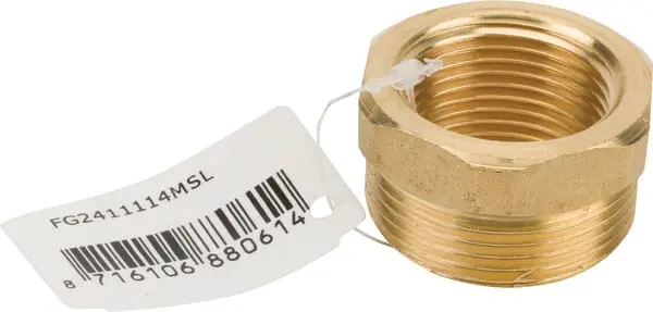 Sichere Zahlung Reduzierstück IG 1" x AG 1 1/4" (FG2411114MSL)