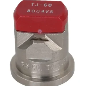 Meistverkauft Doppelflachstrahldüse TJ 80° rot V2A (TJ608004VS)