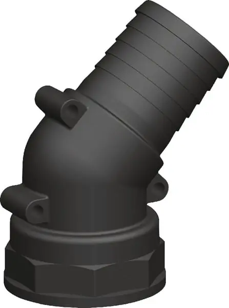 Schl.anschl. 45°- 50mm 2"IG (111750) Geld-Zurück-Garantie