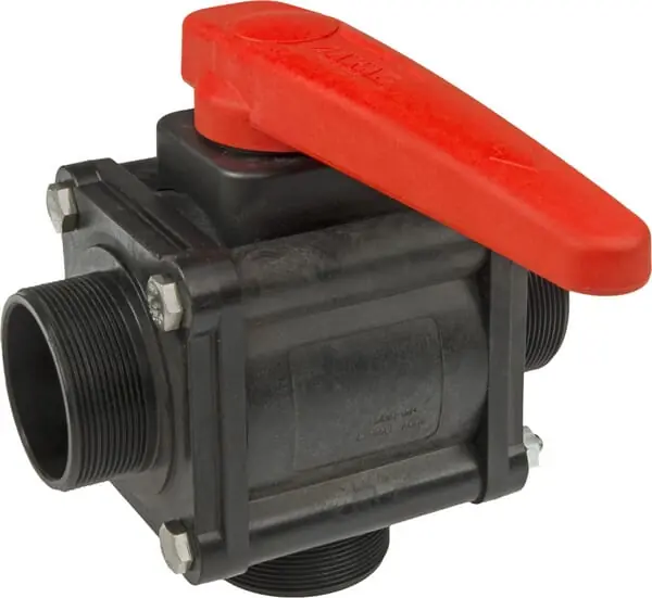 Saisonangebot Kugelhahn L 3-Wege 2 1/2"M (453227E88)