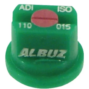 Zertifiziert Flachstrahldüse ADI 110° grün Keramik (ADI110015)