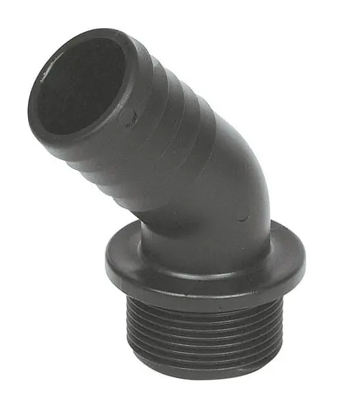 Schlauchanschluss 45° 35 mm x 1 1/4" AG (8014301) Kracherpreis