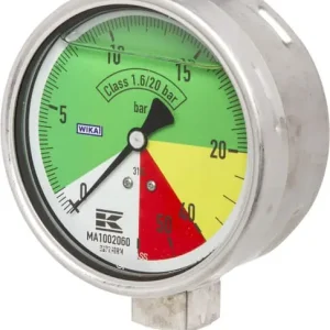 Manometer 100 1/4"unt. AHL-fest (MA1002060) Weltweiter Versand