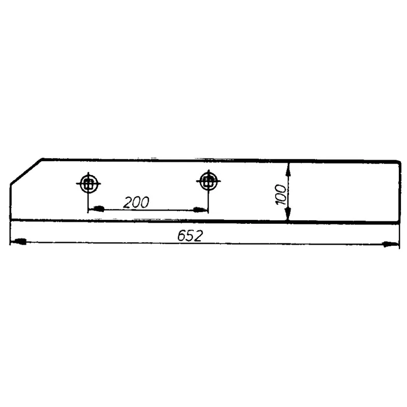 Frank Original Anlage lang hinten Sonderangebot