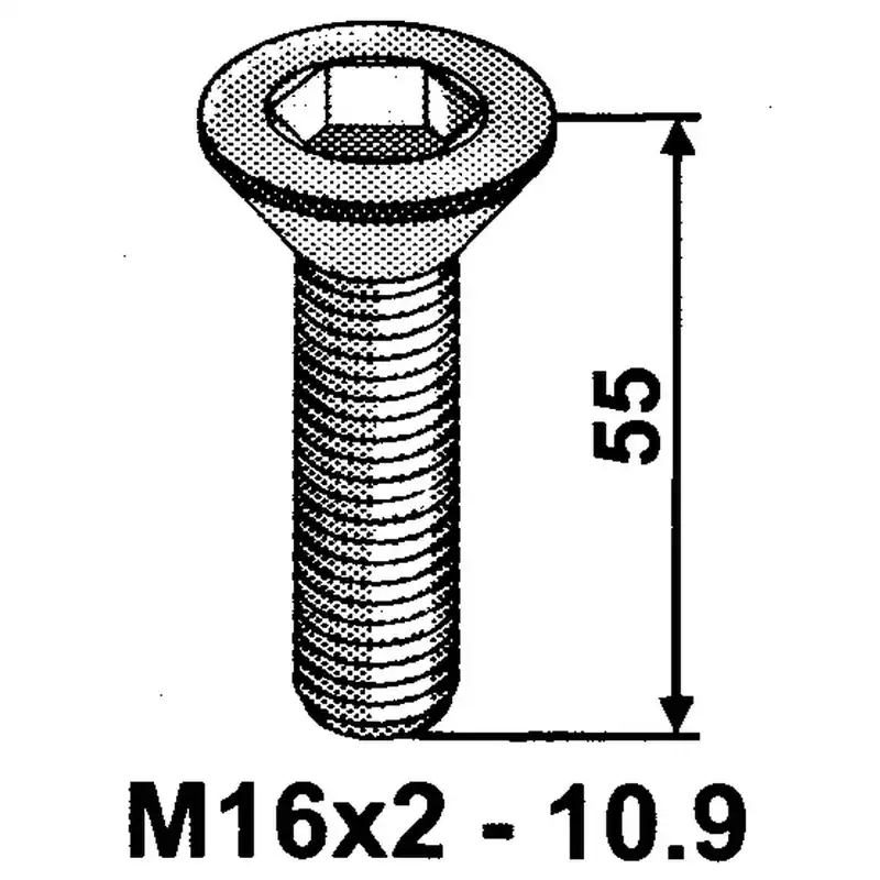 Solange Der Vorrat Reicht Senkschraube mit Innensechskant M16x2