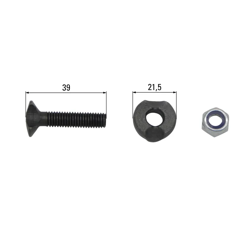 Geld-Zurück-Garantie Steckschraubengarnitur M8x39 passend zu Kratzbodenkette 7x22, 8x24, 9,26x26, 10x26,5