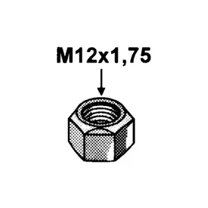 Mutter M12x1,75 8.8 Billig