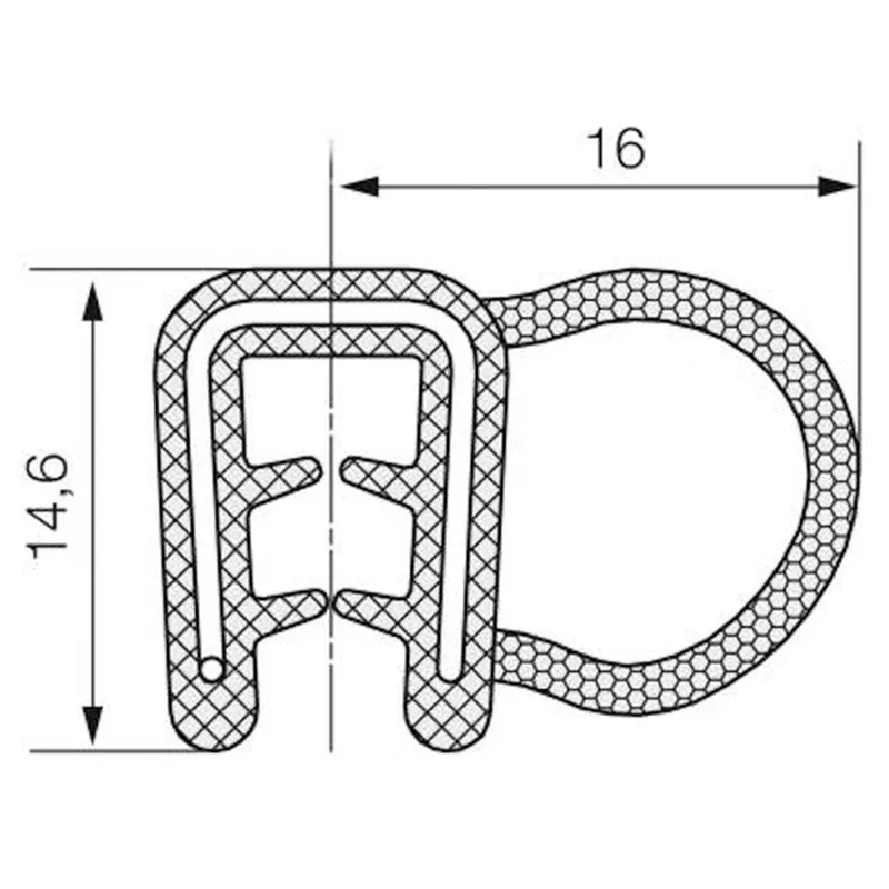 Preiswert Dichtprofil 5730 EPDM 1,5-3 mm