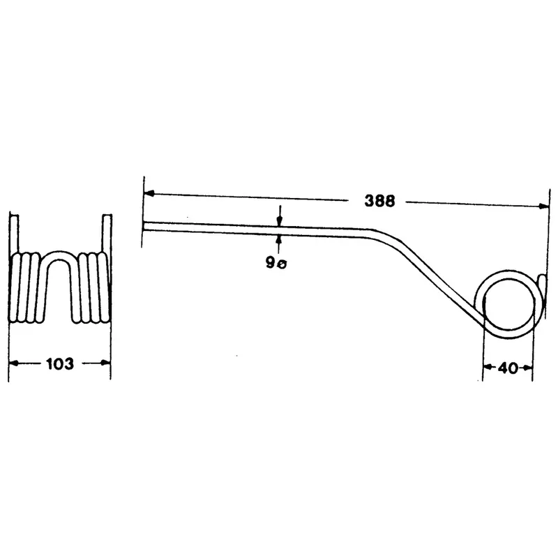 Zettwenderzinke anstelle Stoll 0608770 Markenprodukt