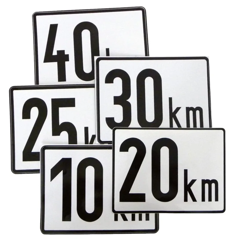 Heute Kaufen Geschwindigkeitstafel Blech, 200x150 mm