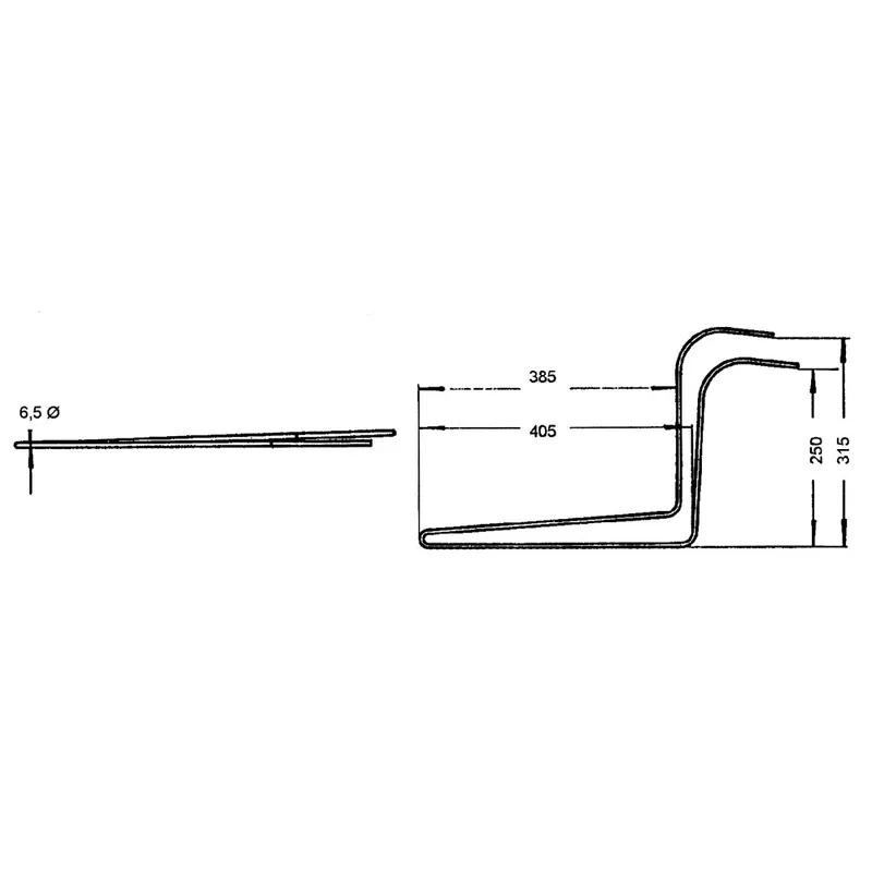 Echt Zinke lang zu Bautz 6,5mm