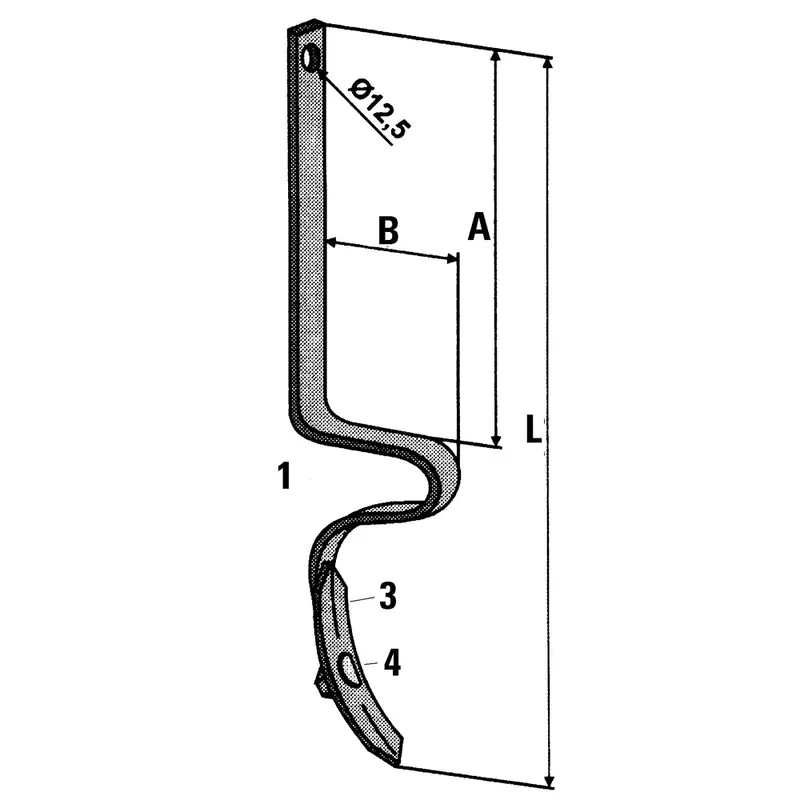 Handgefertigt Spurlockerer mit Schar