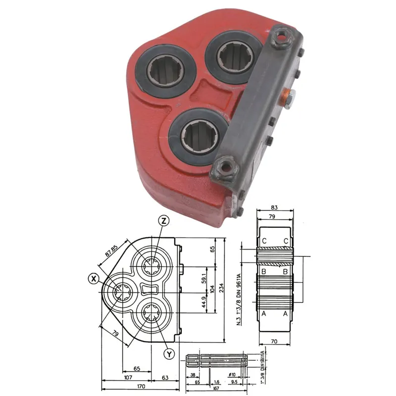Bondioli & Pavesi Getriebe Universal IMR1 Markenprodukt