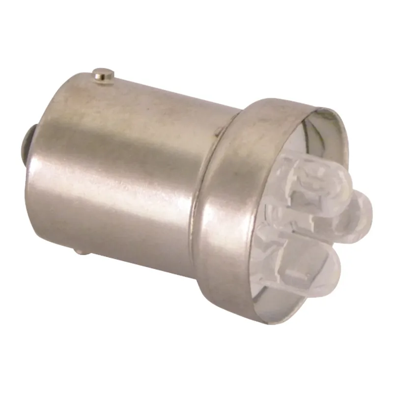 LED-Lampe 12V 5W BA15s 3xweiß Zertifiziert