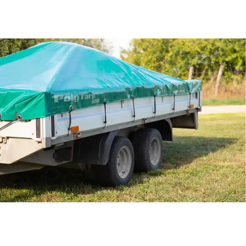 Zill Abdeckplane LKW grün 650 g/m² Nur Für Kurze Zeit