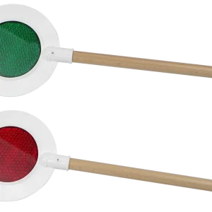 Winkerkelle Rot und Grün Highlight