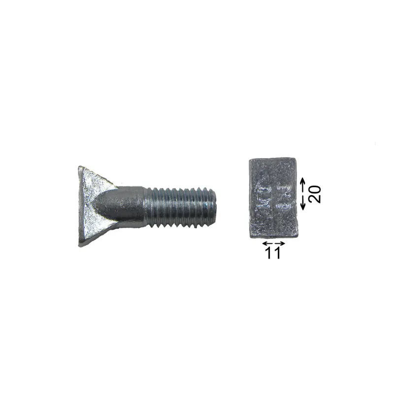 Mega-Angebot ESM Fingerschraube/Schuhschraube M10x35 Vierkantkopf 20x11mm, ohne Mutter