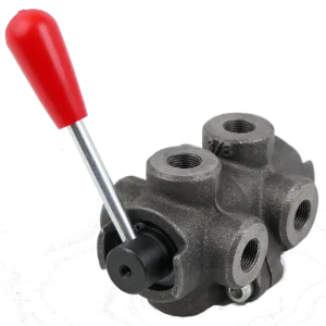 6/2-Wegeventil mechanisch umschaltbar, Mittelstellung geschlossen, für Rohrleitungseinbau Neue Ware