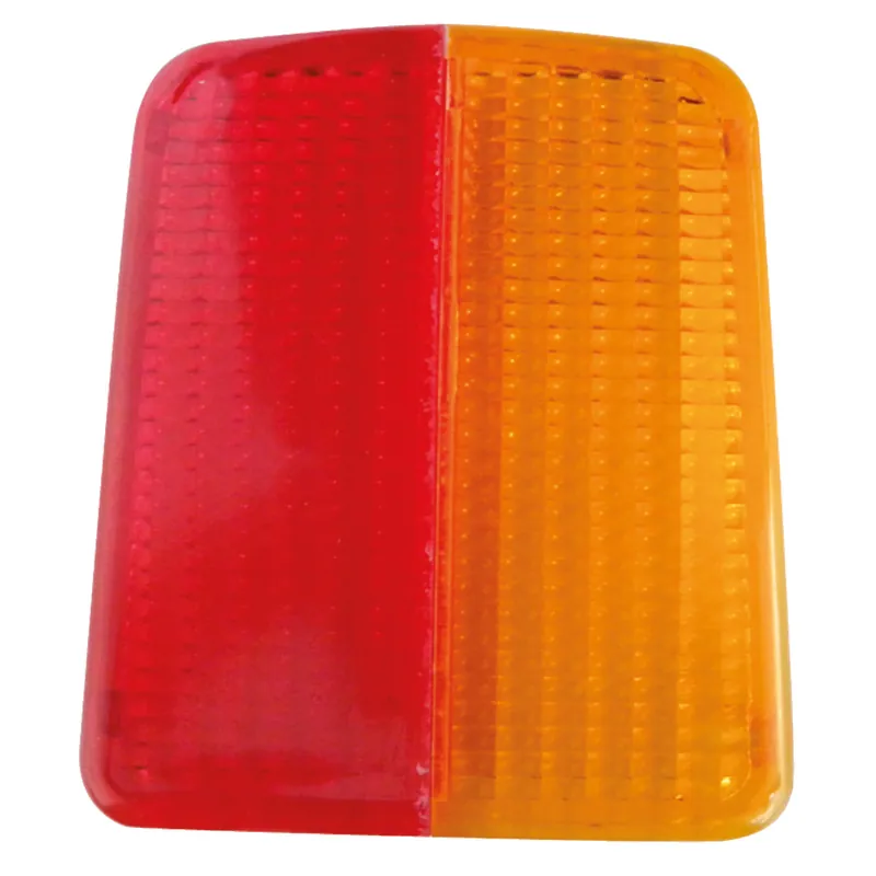 Lichtscheibe gelb/rot, rechts Nur Heute