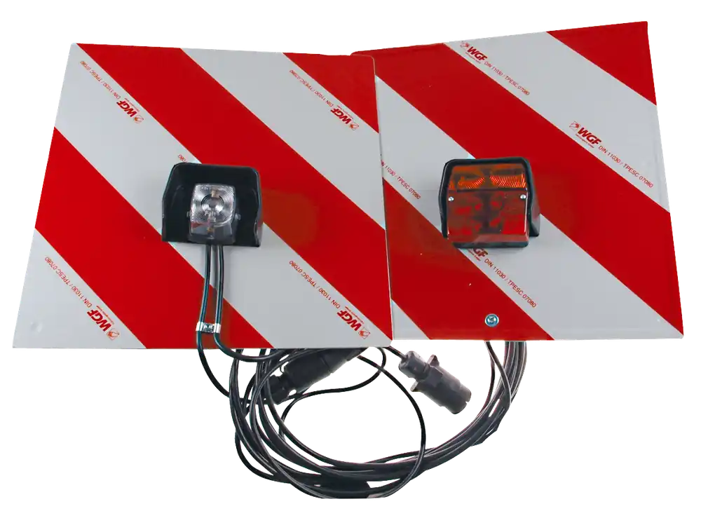 Begrenztes Angebot Warntafelsatz 423x423mm mit Positionsleuchte