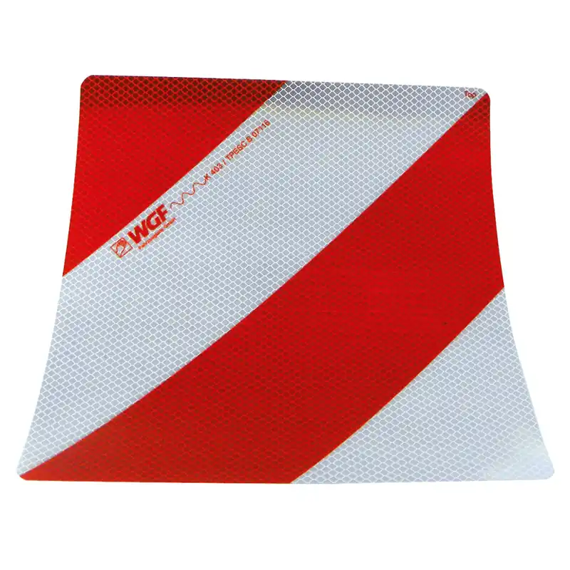Warnfolie 282x282mm rechts Kostenloser Rückversand