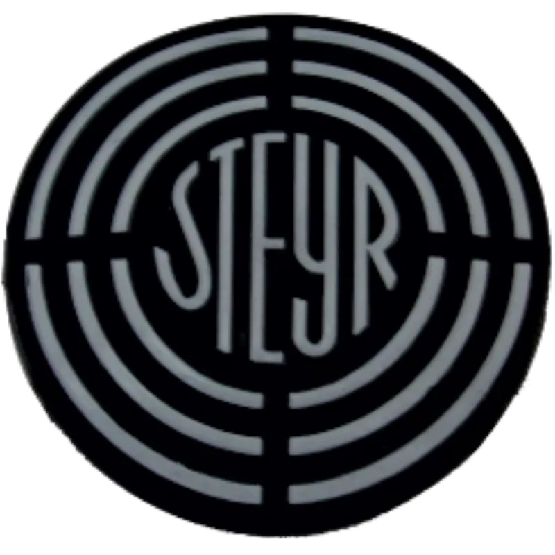Geld-Zurück-Garantie Emblem Steyr Motorhaube