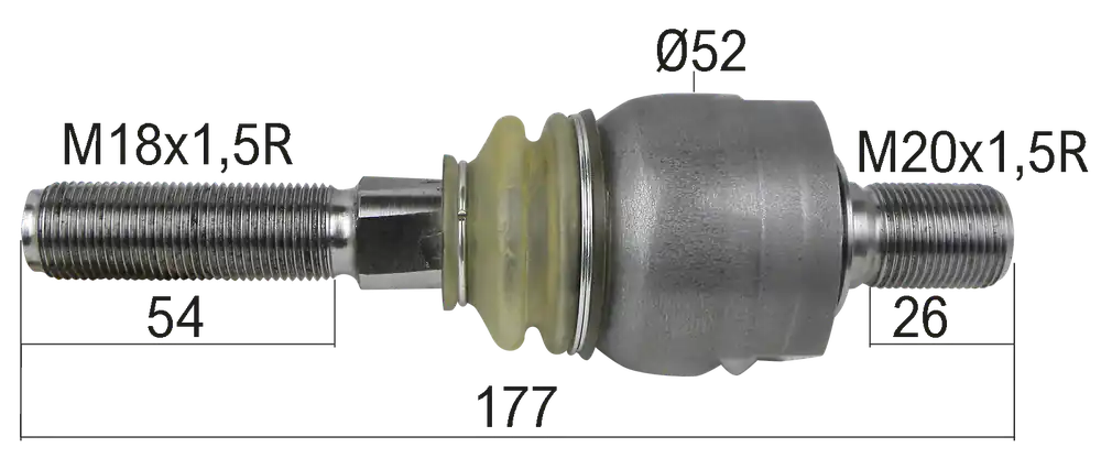 Axialgelenk M20x1,5R M18x1,5R Sale