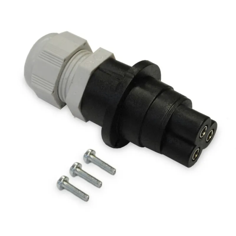 Zertifiziert Elektrostecker 3-polig 1/2" DN13