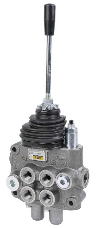 Hochwertig GMS Steuerventil GM08/2 mit Joystickhebel DW DW mit Federrückstellung