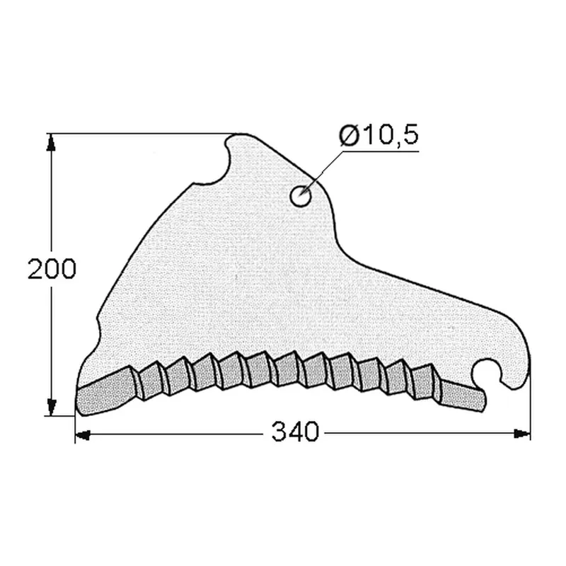 Expressversand Ladewagenmesser passend zu Deutz