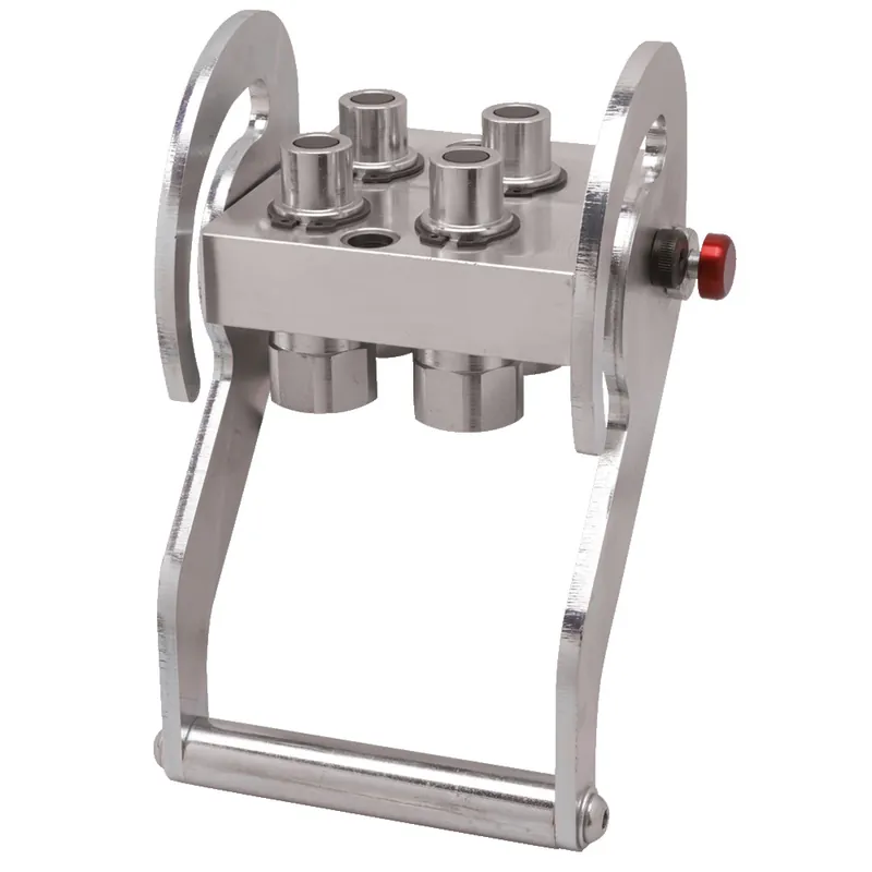 Expressversand DNP Multikuppler FAIE 4-fach DN13, mit Hebel, Festteil