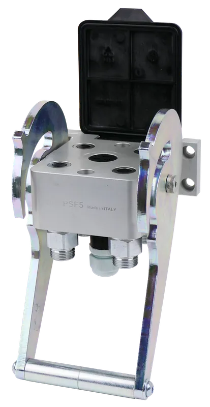 DNP Multikuppler PSF5 15L M22x1,5 mit 3-poliger Elektrokupplung, Festteil mit Verschlusshebel Schnäppchen