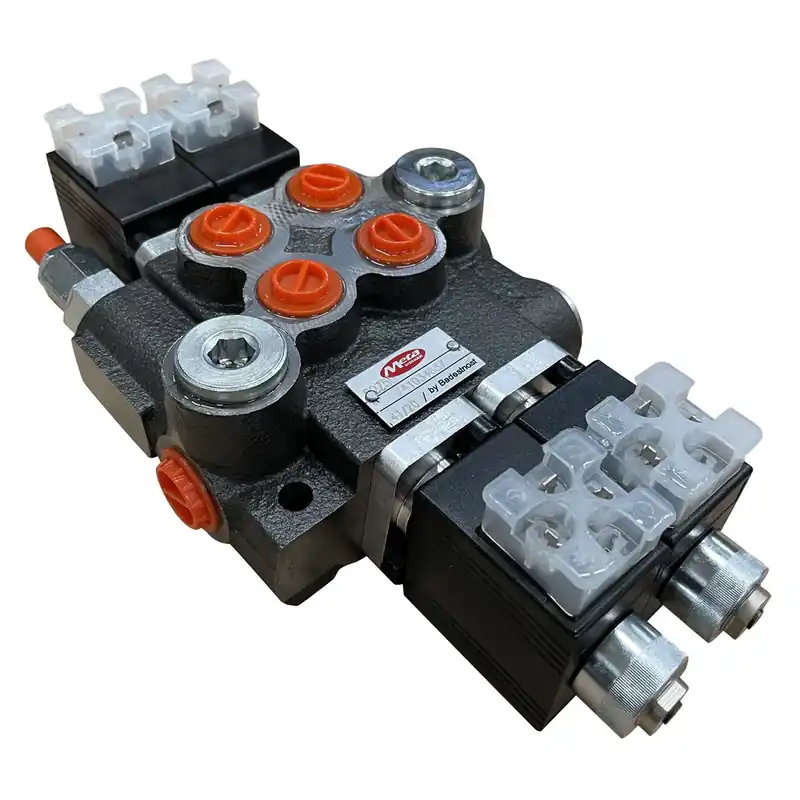 Meta Steuerventil 50/2 doppeltwirkend 12V elektromagnetische Betätigung Neu