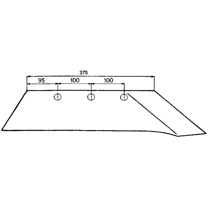 Angebot iQparts Pflugschare WS350