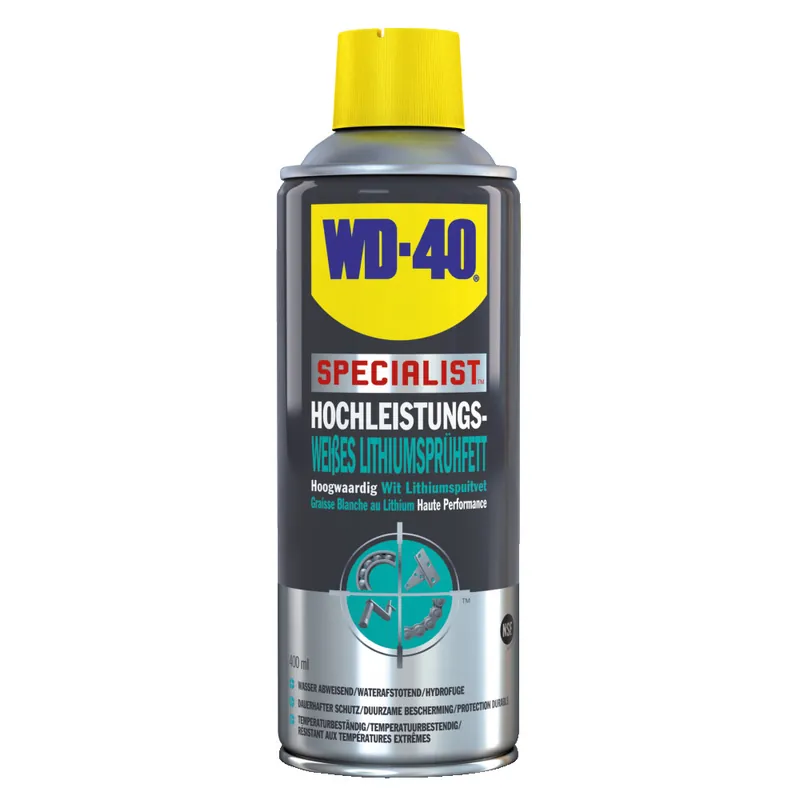 WD40 Lithiumsprühfett weiß Kostenfreie Lieferung