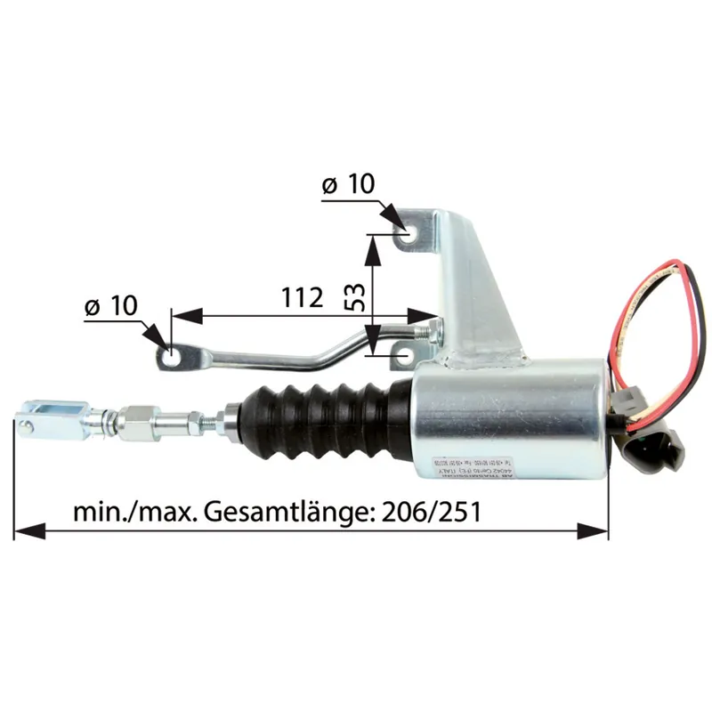 Finale Aktion Abstellmagnetschalter