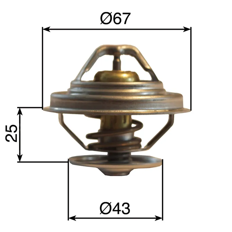 Markenprodukt Thermostat 83°