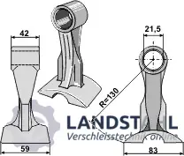 Hammerschlegel 59x42mm Exklusiv